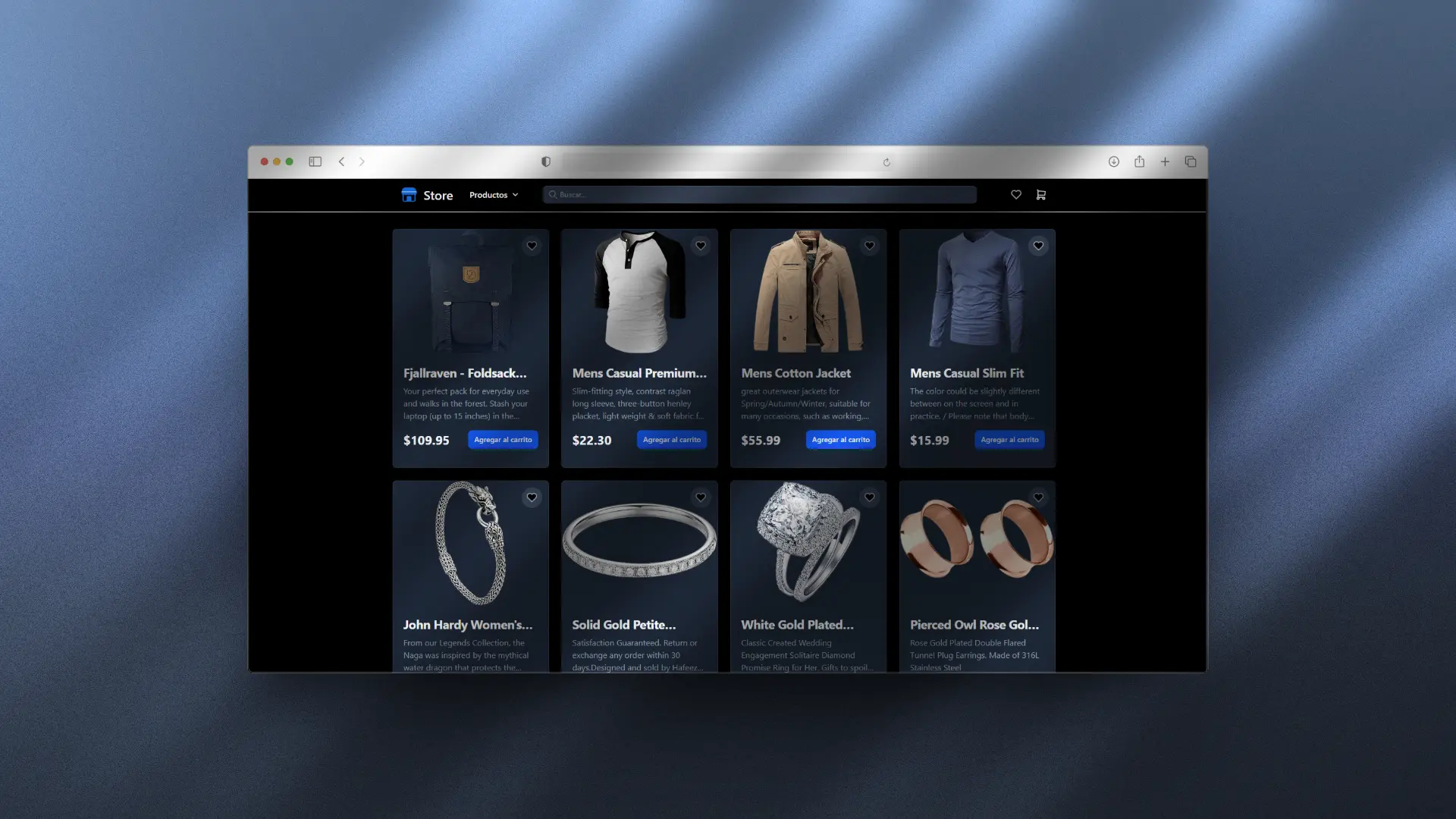 Captura de E-commerce